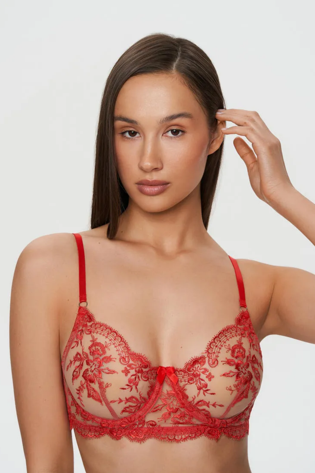 Irina | Set lenjerie 2 piese, Roșu