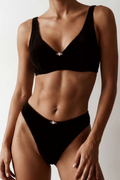 Alessia | Set lenjerie 2 piese, Negru