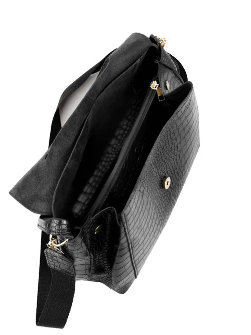 AVA – Geantă Fashion & Casual cu Bandă Detașabilă, Negru