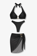 Costum de baie 3 piese, Aria Negru