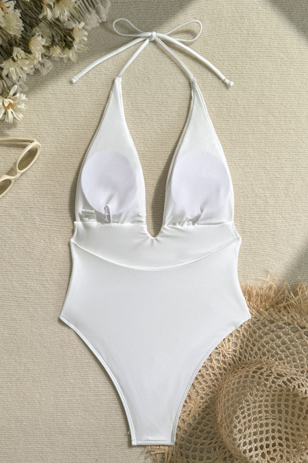 Costum de baie întreg, Amelie Alb
