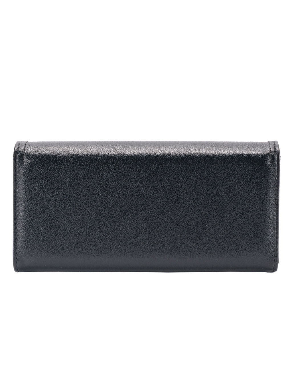Portofel damă elegant din piele ecologică, design modern și compartimentare practică, Negru